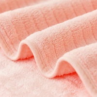 Serviette de cadeau de sport de luxe personnalisée en microfibre de velours corail propre et à séchage rapide