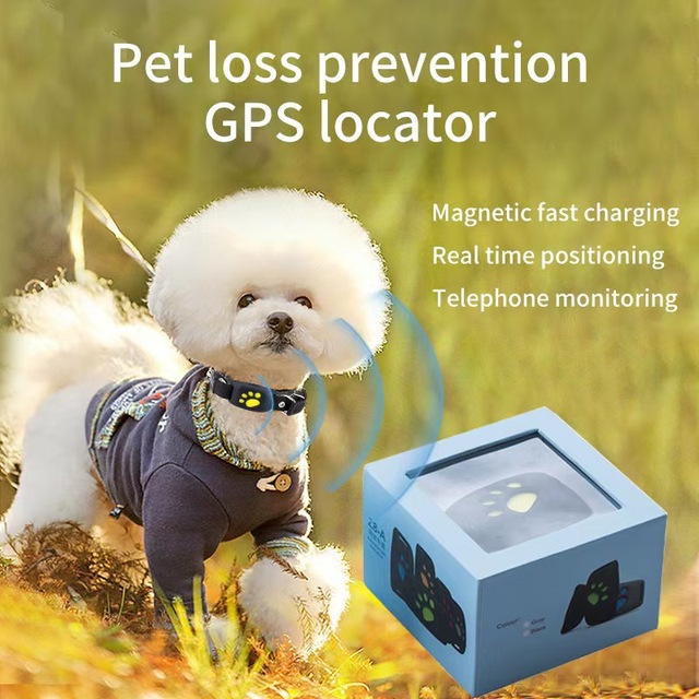 Popular GPS Tracker Collar Supports 2G Sim Card for Dogs and Cats Pet Tracker Necklace Waterproof