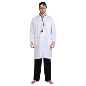 カップル医師看護師コスチュームセット 大人用ハロウィンコスプレパーティー衣装工場 - Product Image 4