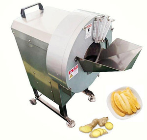 Heavy‑Duty Multifunctional Ginger Slicing Shredding Machine Commercial Electric <b>Vegetable</b> <b>Cutter</b> For Food Processing Factory - Product Image 4