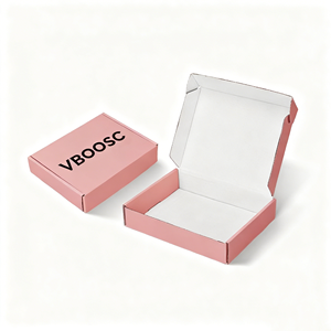 Tùy chỉnh thiết kế duy nhất bên in bị hỏng hộp giấy cán bóng vận chuyển mail Hộp giấy cho hàng may mặc Quà Tặng - Product Image 4