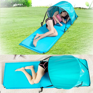 Colchoneta Inflable para Dormir con Visera Desmontable, Sofá de Aire Portátil, Cama de Playa Portátil para Acampar y Caminar al Aire Libre - Product Image 6
