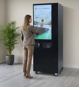 Distributeur automatique de <span class=keywords><strong>café</strong></span> instantané professionnel JQ-002-A1 à double chaudière en acier inoxydable, à monnayeur, avec fonction de mélange - Product Image 1