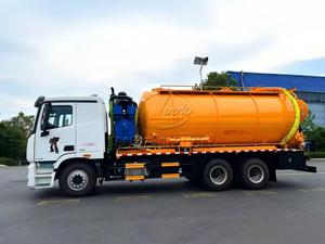Camion aspirateur Foton Daimler Jet Vacuum Truck Cummins/Yuchai pour le nettoyage des boues en Afrique, pompe à jet haute pression et à aspiration pour les blocages de canalisations - Product Image 6