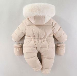 Mono de Invierno con Capucha para Bebé, Chaqueta Gruesa para Niños y Niñas con Cierre de Cremallera, Traje de Nieve Acogedor, Ropa de Abrigo - Product Image 6