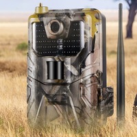 Caméras de chasse cellulaires 2G avec vision nocturne, pièges photo pour la faune, SMS, MMS, e-mail SMTP