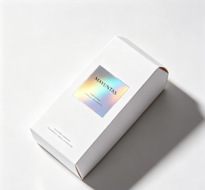 Custom Laser Cosmetic Paper Card <strong>Box</strong> Holographic Beauty <strong>Gift</strong> Two Tuck Card <strong>Box</strong> for Packaging - Product Image 4