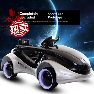 Auto Eléctrico Infantil <span class=keywords><strong>Apple</strong></span> de Cuatro Ruedas con Control Remoto por Teléfono Móvil, Luces, Plástico, Unisex, 2-4 Años, Batería, Nuevo, Asientos - Product Image 4