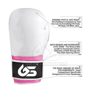 Gants de boxe MMA en cuir de vachette personnalisés professionnels GARCIS SPORTS GS-BG-221, doigts entièrement couverts, imperméables, arts martiaux, boxe - Product Image 5