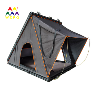 WZFQ Outdoor Camping 4wd Foldable Aluminum Hard Shell Vehicle Open Car Roof Top Tent Box Hardtop Rooftop Tent