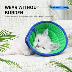 Einstellbare Fabrik Hund Wiederherstellung halsband Kleine Haustiere Atmungsaktiver Weich kegel Personal isierte Tier Solid <span class=keywords><strong>Post</strong></span> <span class=keywords><strong>Surgery</strong></span> Care Katzen Hunde - Product Image 3