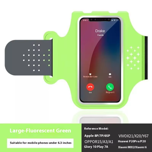 Bracelet de téléphone pour sports de plein air, étanche, multifonctionnel, sac de bras pour la course à pied, néoprène, doublure en coton PVC, compatible avec le jogging - Product Image 3