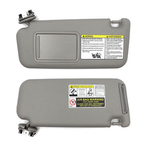 แผ่นบังแดดรถยนต์โตโยต้า RAV4 รุ่น 74320-42501-B2 สีเทา แพ็คคู่ วัสดุ PVC - Product Image 1