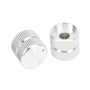 Op maat gemaakte CNC-gedraaide metalen gitaarpotentiometerknop - unieke slijtvaste volumeregeling - Product Image 1