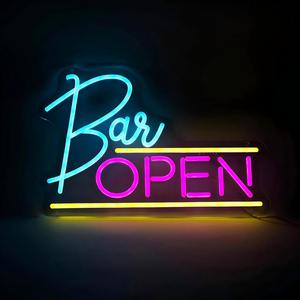 Customizable <strong>Open</strong> Acrylic LED Neon <strong>Sign</strong> for Store Business Logo Design Wall Gaming Room Decoration - Product Image 4