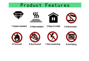 プロジェクト/自社所有住宅用竹型耐熱アサコーティングPVC屋根パネル・タイル販売業者 - Product Image 6