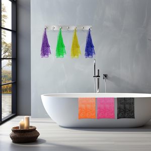 Custom Logo High Elasticity Nylon African Bath Sponge Long Mesh Exfoliating Body Cleaner Back Skin Smooth Clean Shower Brush - Product Image 5