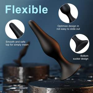 4PCS Anal Spielzeug, Anal Training Kit Prostata-Massage gerät für Anfänger Fort geschrittene, Sexspielzeug für Erwachsene für Männer Paar Vergnügen - Product Image 4