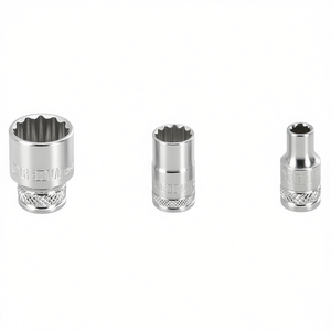 Fervi Polygonal <b>Socket</b> Wrench Normal Series 12 Point Chrome Vanadium Steel - Product Image 2