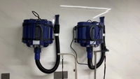 Sèche-cheveux professionnel pour animaux 3400W à double moteur puissant, avec tuyau d'air de 3 mètres, pour lavage de chiens, fixation murale, souffleur pour chiens