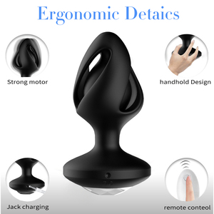 Anal Sex Toy <b>Remote</b> Control Anal Plug Silicone Butt Plug for Men Women - Product Image 6