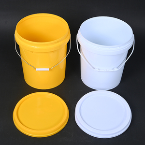 دلاء صغيرة مخصصة صالحة للطعام ومتينة وصديقة للبيئة وقابلة لإعادة التدوير مع مقبض وغطاء للاستخدام المنزلي والطلاء والحرف اليدوية والديكور - Product Image 4