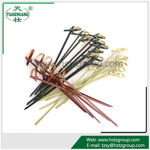 Natural al por mayor desechable cóctel selecciones bambú anudado pincho bambú selecciones comida selecciones <span class=keywords><strong>para</strong></span> fiesta <span class=keywords><strong>bar</strong></span> decorativo - Product Image 5