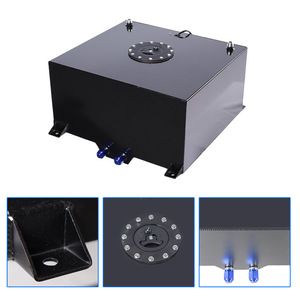 Aluminum Alloy Fuel Tank 40L Mirror Polished With Sensor For <b>Modified</b> Cars - Product Image 4