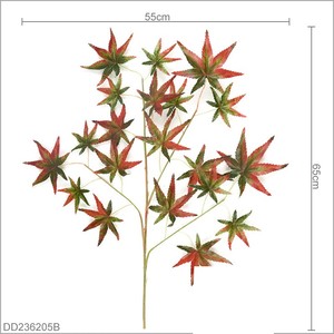 Feuilles artificielles grandes pour l'automne, décoration de jardin, faible MOQ, presque naturelles, petites feuilles d'arbres artificiels <span class=keywords><strong>en</strong></span> <span class=keywords><strong>pot</strong></span> - Product Image 4