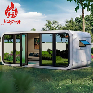 Modular đúc sẵn thép viên nang nhà sang trọng biệt thự ngoài trời với Apple cabin thẩm mỹ cho khách sạn sử dụng nhà văn phòng - Product Image 1