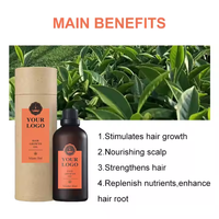 Sérum Huile Capillaire Croissance Cheveux Hommes et Femmes à l'Extrait de Plantes et d'Eau de Riz 100% Naturel et Biologique, Marque Privée OEM/ODM