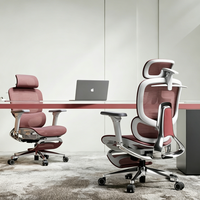 Chaise de bureau ergonomique moderne et respirante en maille de qualité supérieure avec accoudoirs 4D pour la maison, l'hôtel et le bureau scolaire