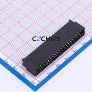 ED40BGFBK Gold Finger Connector Through hole Component (THT),P=2.54mm Connector EDGE SLOT 2.54mm 40P Through Hole - Product Image 1