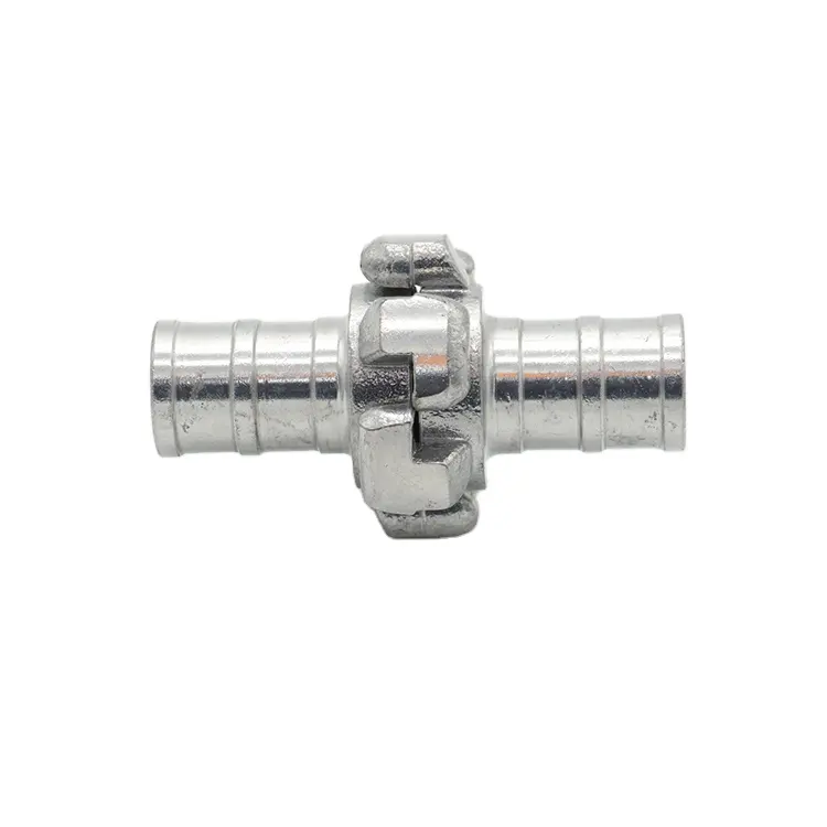 Galvanised gi pipe fittings malleable iron metal Pipe diameter key clamps connector with screws couplings