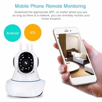 Caméra Réseau Intérieure WiFi 1080P Vision Nocturne Pleine Couleur Détection de Mouvement Audio Bidirectionnel PTZ Capteur CMOS Données Cloud 1 An IP54