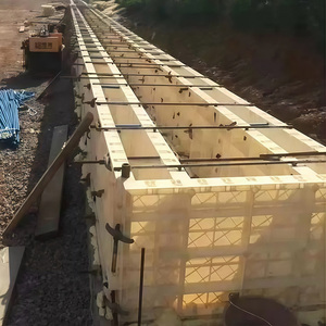 Encofrado de Plástico ABS para Construcción, Panel de Encofrado de Plástico para Muros de Hormigón, Tamaño Ajustable, Alta Resistencia - Product Image 2