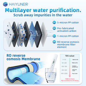Sin tanque de <span class=keywords><strong>agua</strong></span> Botella azul pequeña barata 0,25 T/H Equipo de tratamiento de <span class=keywords><strong>agua</strong></span> Filtración de <span class=keywords><strong>agua</strong></span> RO de primera etapa - Product Image 6