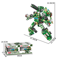 WOMA TOYS 8 en 1 Robots Militaires de Jouet Techniques à Assembler Soi-même, Mechas Transformables, Blocs de Construction Robotiques