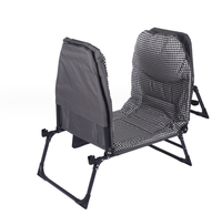 Lit simple multifonctionnel portable et pliable de grande taille avec dossier réglable et matelas souple pour adultes