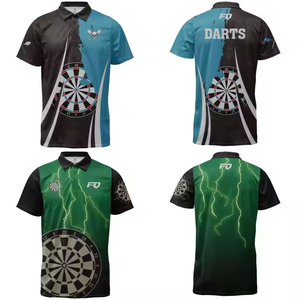 FQ Custom uomo <span class=keywords><strong>Dart</strong></span> Polo uniforme Set Logo stampa camicia a dardo fornitore di fabbrica Kit di formazione sublimata camicia da dardo - Product Image 3