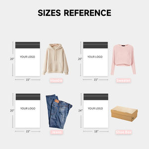 ถุงพลาสติกโพลีเมอร์ส่งซองจดหมายสำหรับเสื้อผ้าเป็นมิตรกับสิ่งแวดล้อมโลโก้สีชมพู - Product Image 6