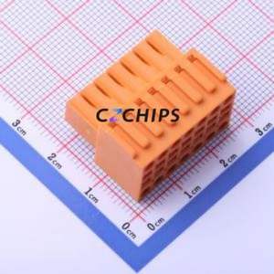 KF2EDGKE-3.5-2*7P Plug-in Terminal Block P=3.5mm Connector ( Connector Type: Male Plug )( Construction: 2x7P )( Pitch: 3.5mm ) - Product Image 1