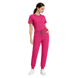 46002 Col rond, vêtements de sport féminins, haute élasticité, opaque, style sexy, mode décontractée, été, vêtements féminins sportifs élégants - Product Image 1