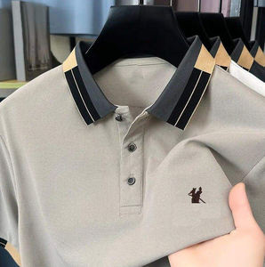 <span class=keywords><strong>Polo</strong></span> Homme Haute Qualité Été à Manches Courtes, Col Revers, Coupe Ample, Brodé de Marque - Product Image 2