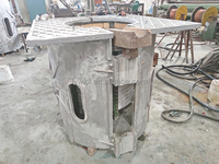 Four de fusion de ferraille d'acier en fonte 500KG 1 tonne 2 tonnes Four de fusion de ferraille d'acier