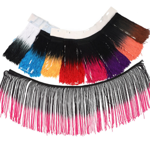 Erkoumi 20cm Phụ kiện tự làm trang trí tua rua Ombre tua rua nhuộm không gian cho trang phục khiêu vũ Latin phụ kiện nhà - Product Image 3