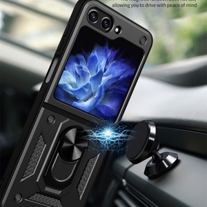 Funda Protectora de TPU para PC con Soporte de Anillo para Samsung Galaxy Z Flip 6 5 4 3 - Product Image 6