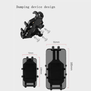 High Quality Motorcycle Anti-shake Simple Installation Motorbike Accessories Flexible Riding Mobile <b>Phone</b> <b>Holder</b> - Product Image 4