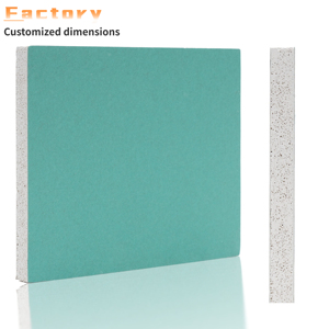 Tùy chỉnh độ ẩm chống vách thạch cao 9mm/12mm/15mm Giấy phải đối mặt với tấm thạch cao - Product Image 1