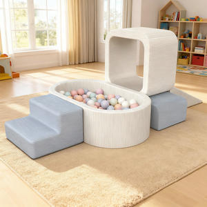 Équipement de jeu intérieur commercial pour tout-petits, structure d'escalade, <span class=keywords><strong>piscine</strong></span> à balles, ensemble de mousse de sécurité certifié CE/ASTM, école maternelle - Product Image 1